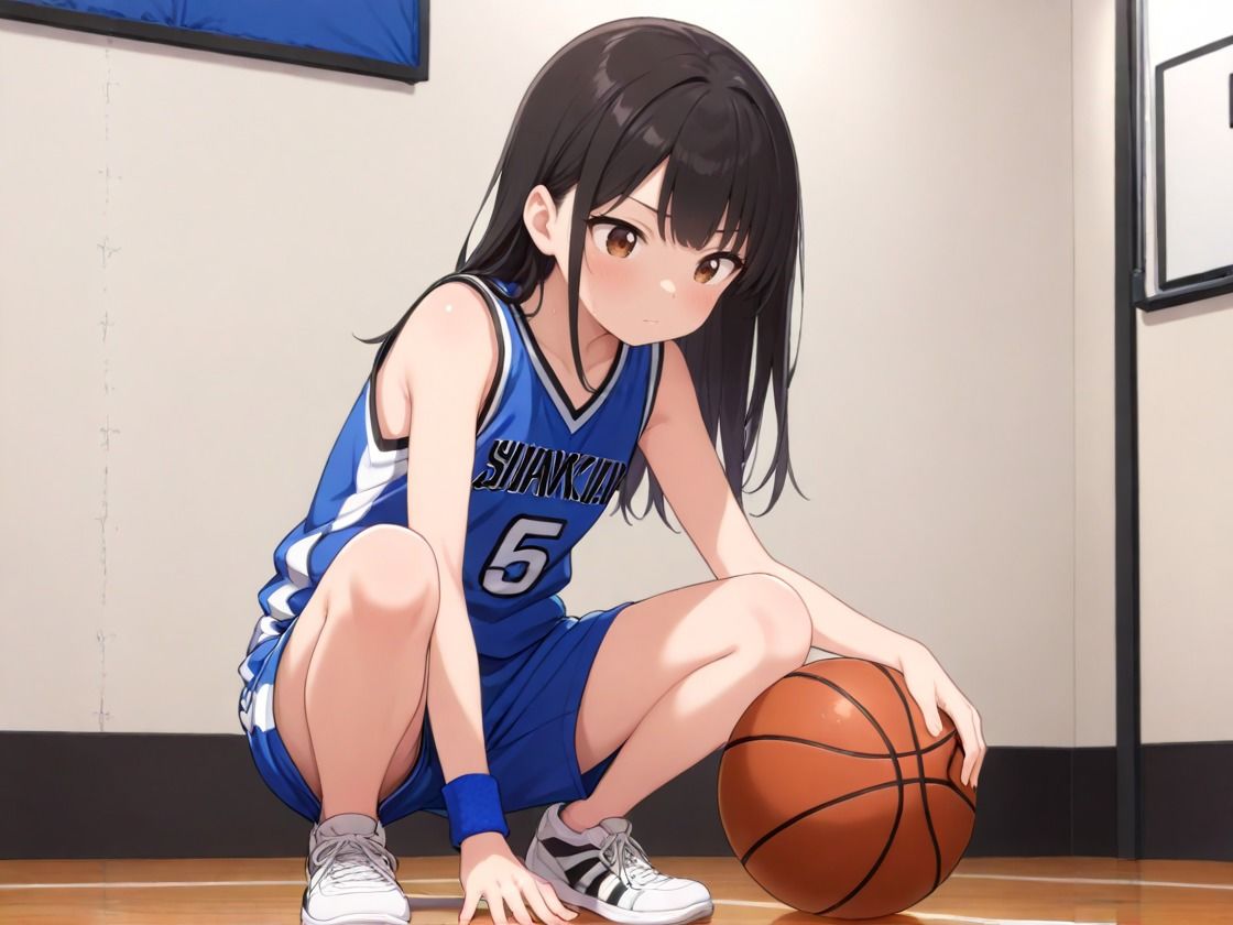 バスケ部少女性指導1