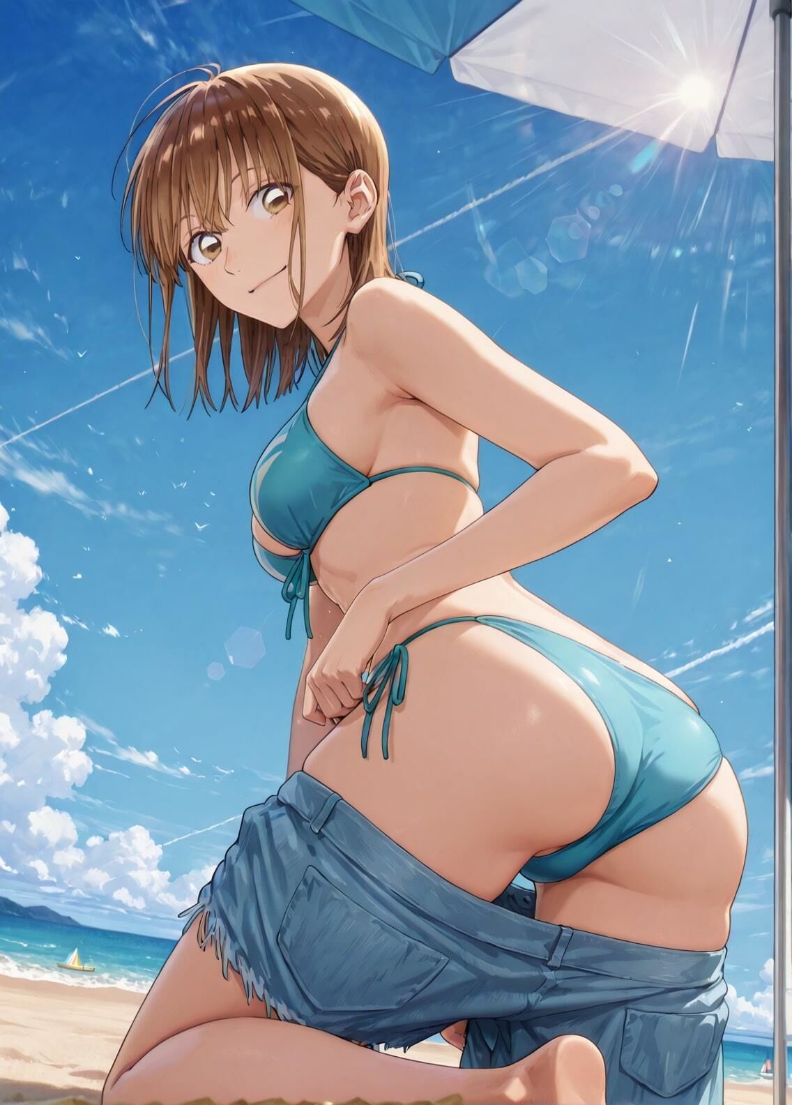 サンプル画像1:「アオのハコ」鹿野千夏セクシー写真集14（全500枚）(人の海) [d_596809]