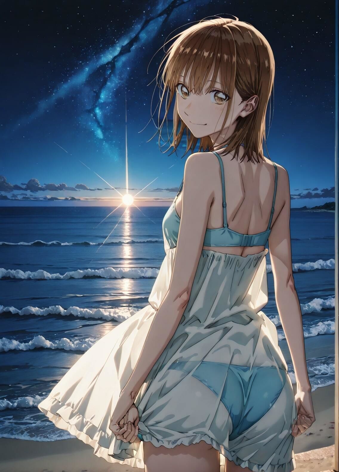 サンプル画像2:「アオのハコ」鹿野千夏セクシー写真集14（全500枚）(人の海) [d_596809]