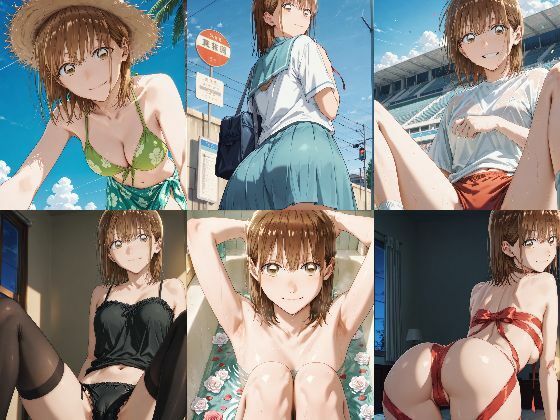 【人の海】同人『「アオのハコ」鹿野千夏セクシー写真集14（全500枚）』