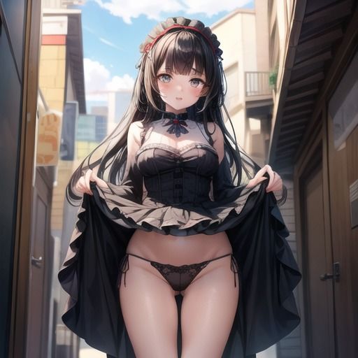 どこでもパンツを見せてくれるゴスロリ彼女 画像2
