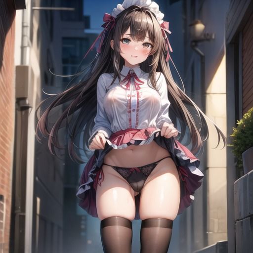 どこでもパンツを見せてくれるゴスロリ彼女 画像3