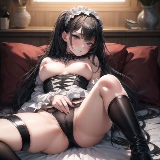 どこでもパンツを見せてくれるゴスロリ彼女 画像5