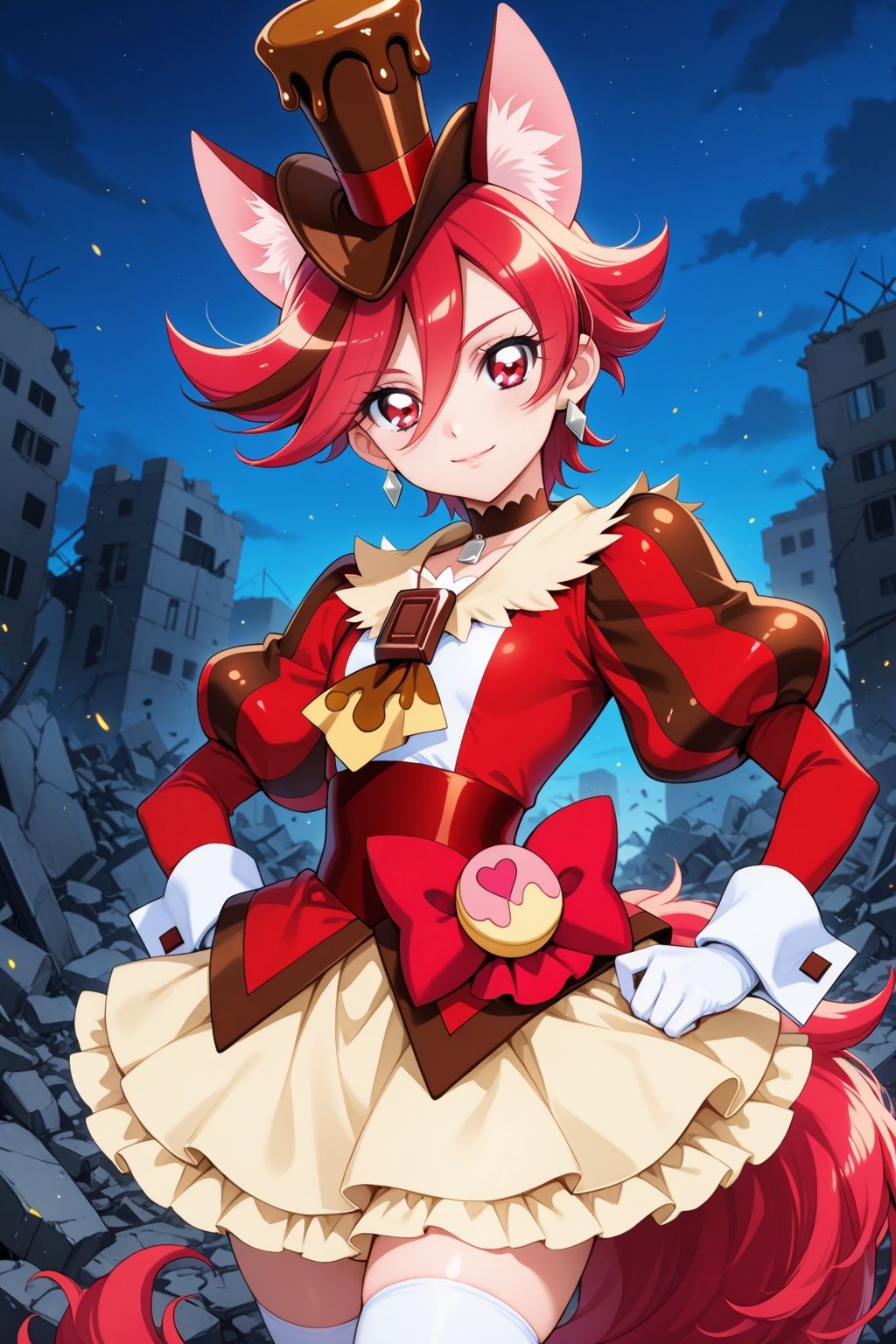 変身ヒロイン×辱 キラキラ☆プリキュ●アラモード キュ●ショコラ敗北初セックス 画像1