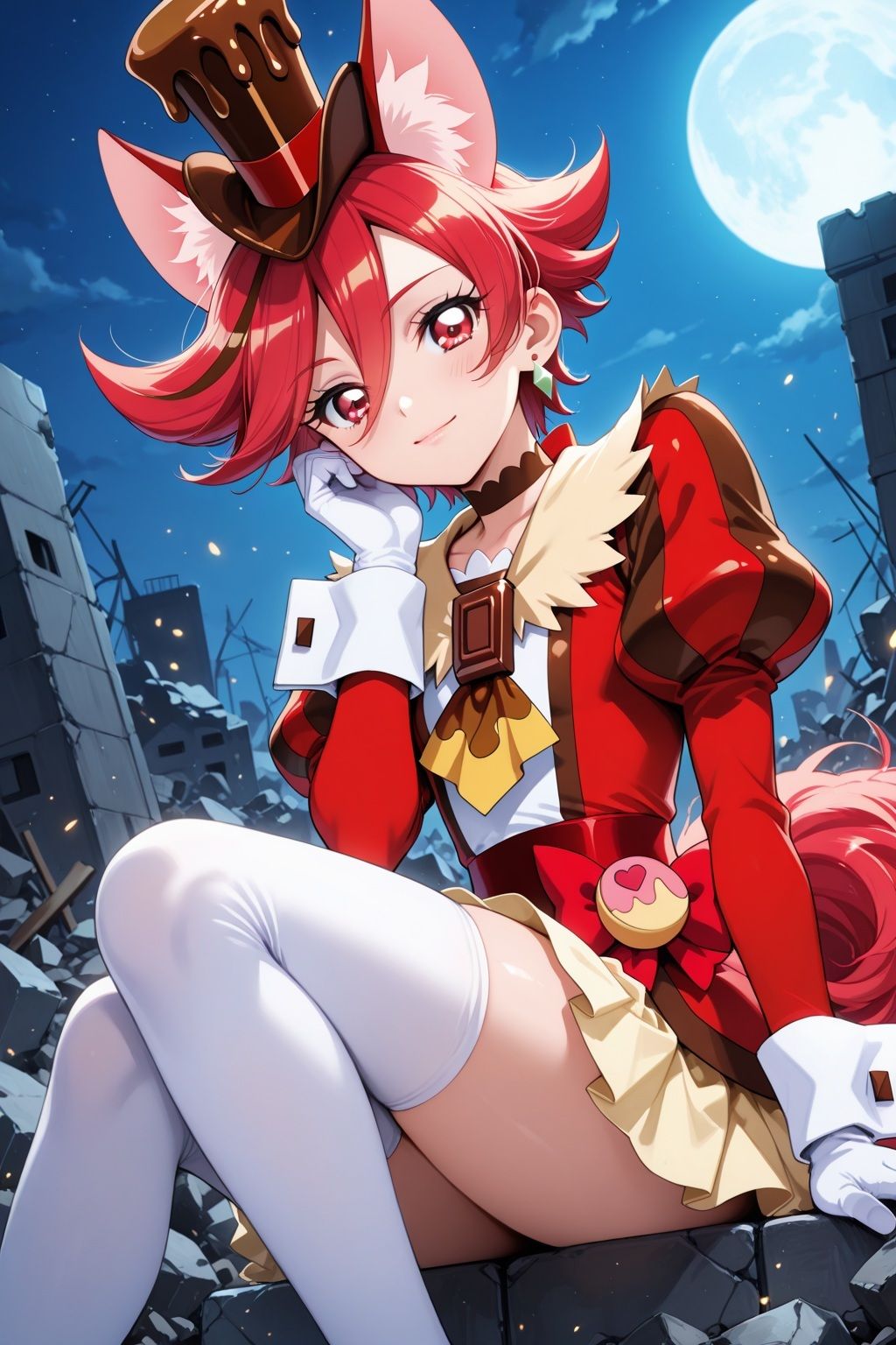 サンプル画像2:変身ヒロイン×辱 キラキラ☆プリキュ●アラモード キュ●ショコラ敗北初セックス(ライトフィニッシュ) [d_596827]