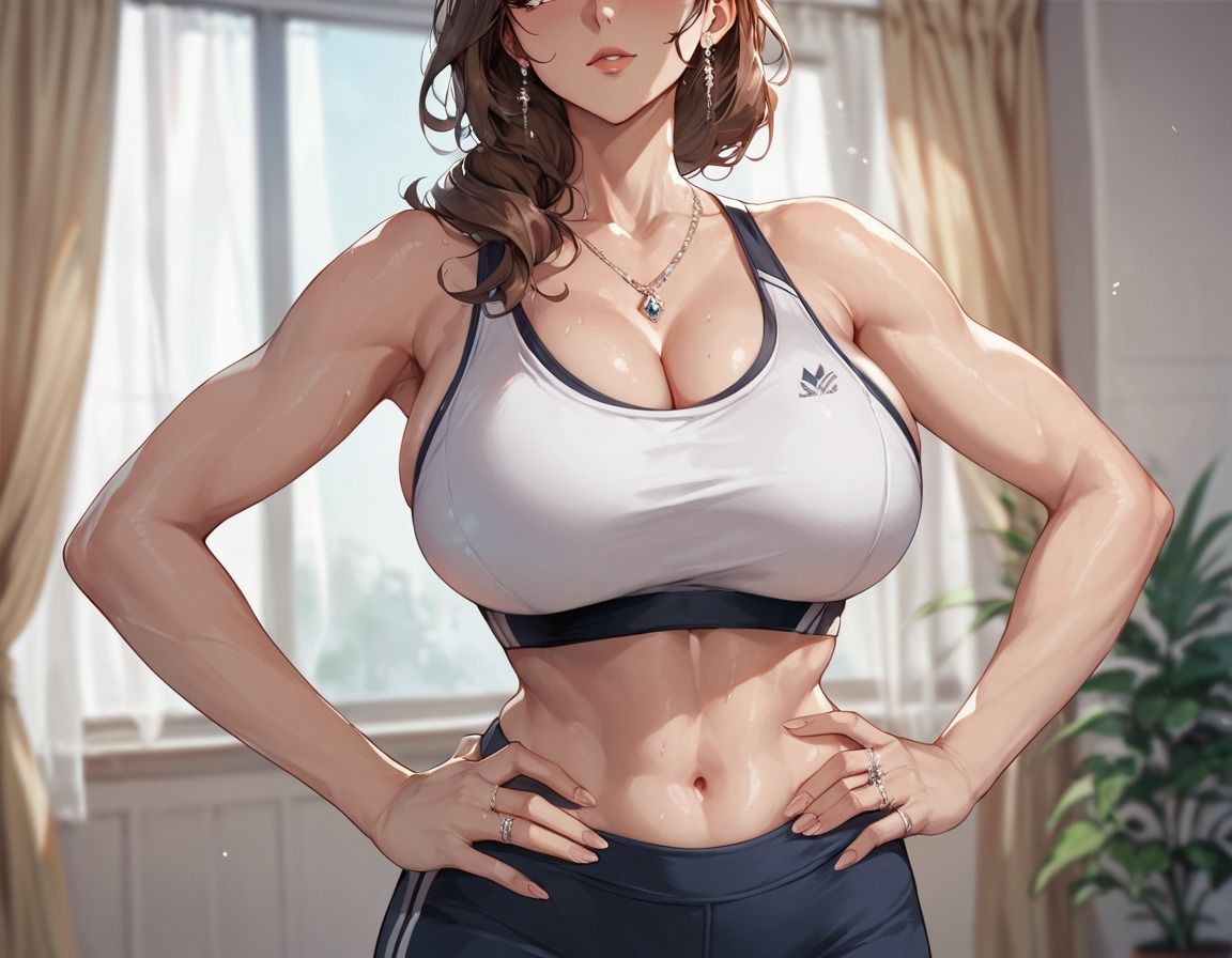 サンプル画像2:人妻のデカ乳首(ジーニー) [d_596878]