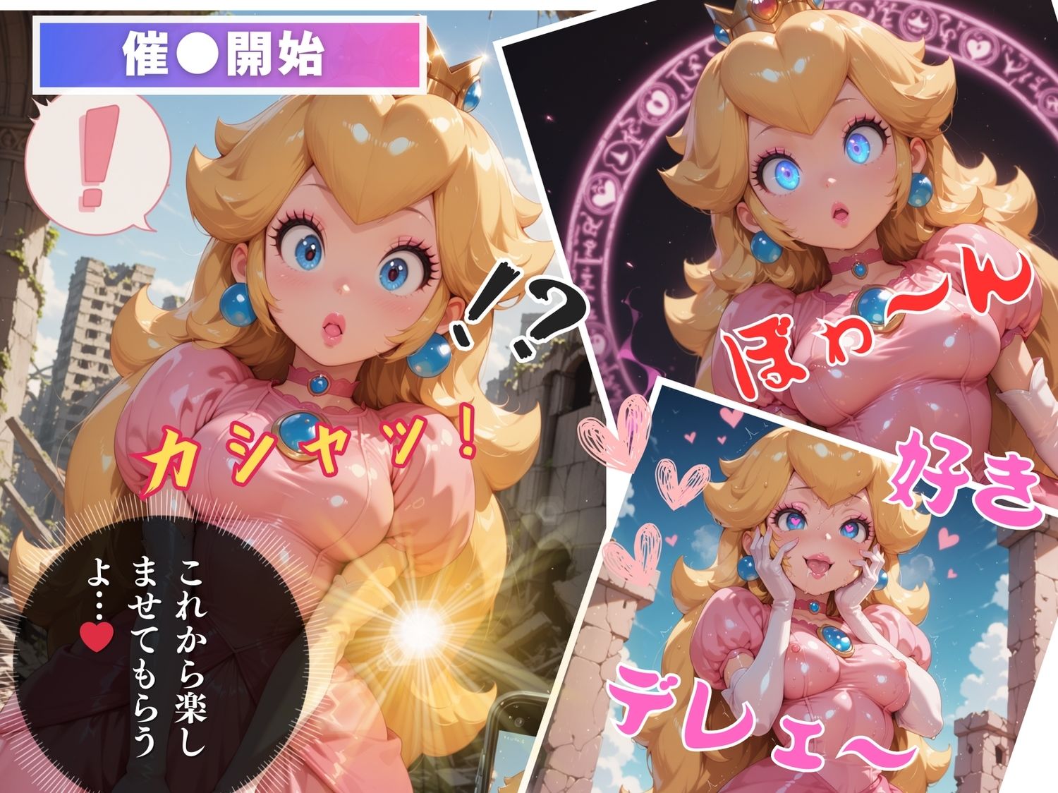 サンプル画像6:催●支配  ピー●姫〜おじさんの子を妊娠〜(三日坊主出版) [d_596881]