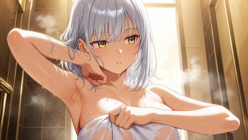 異色髪の爆乳グラビア姉妹が秘密のリゾートで種付け撮影【4K】 画像9