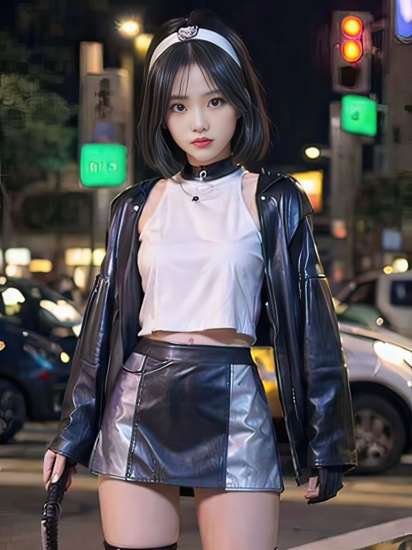 サンプル画像2:【AI実写】現代に蘇った羌瘣 ── 街角の剣士グラビア写真集 Vol.1(美伝プロジェクト) [d_596977]