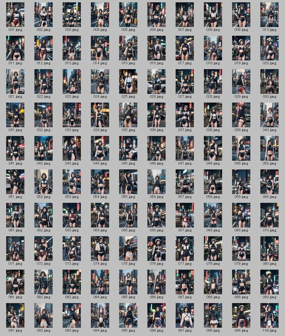 サンプル画像6:【AI実写】現代に蘇った羌瘣 ── 街角の剣士グラビア写真集 Vol.1(美伝プロジェクト) [d_596977]