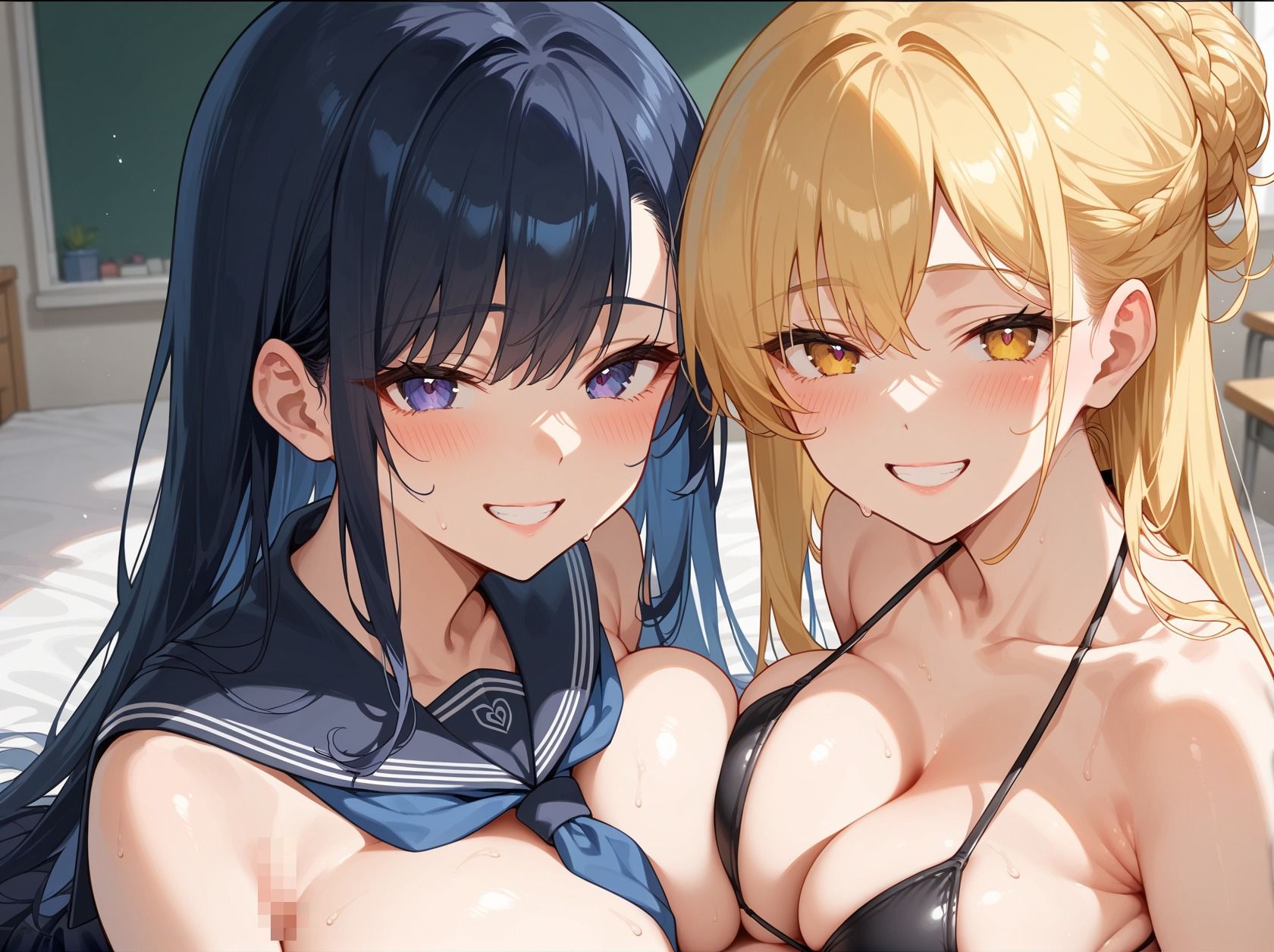 サンプル画像2:巨乳ハーレム学園(あんあんつけぼー) [d_596980]