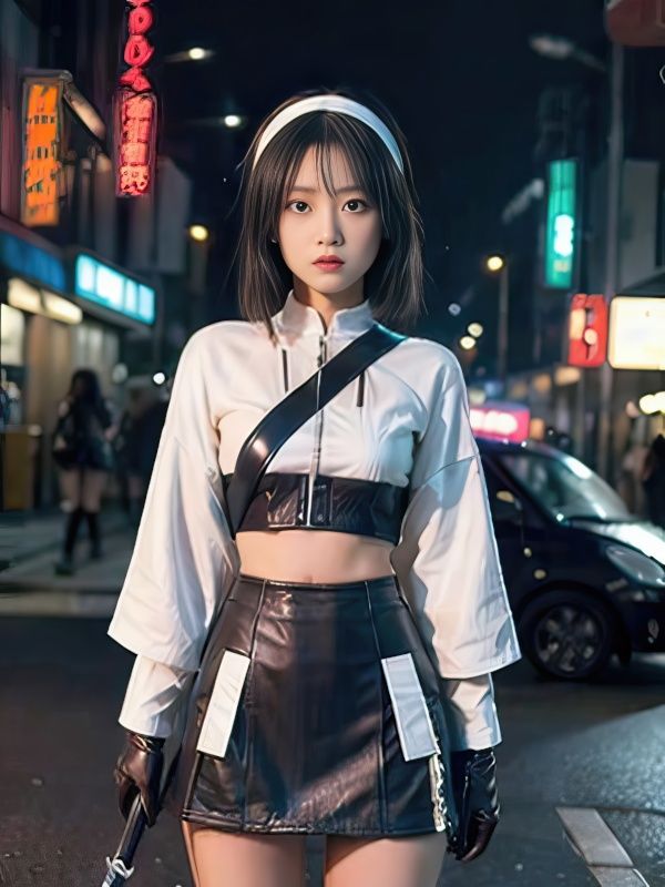 サンプル画像4:【AI実写】現代に蘇った羌瘣 ── 街角の剣士グラビア写真集 Vol.2(美伝プロジェクト) [d_596985]