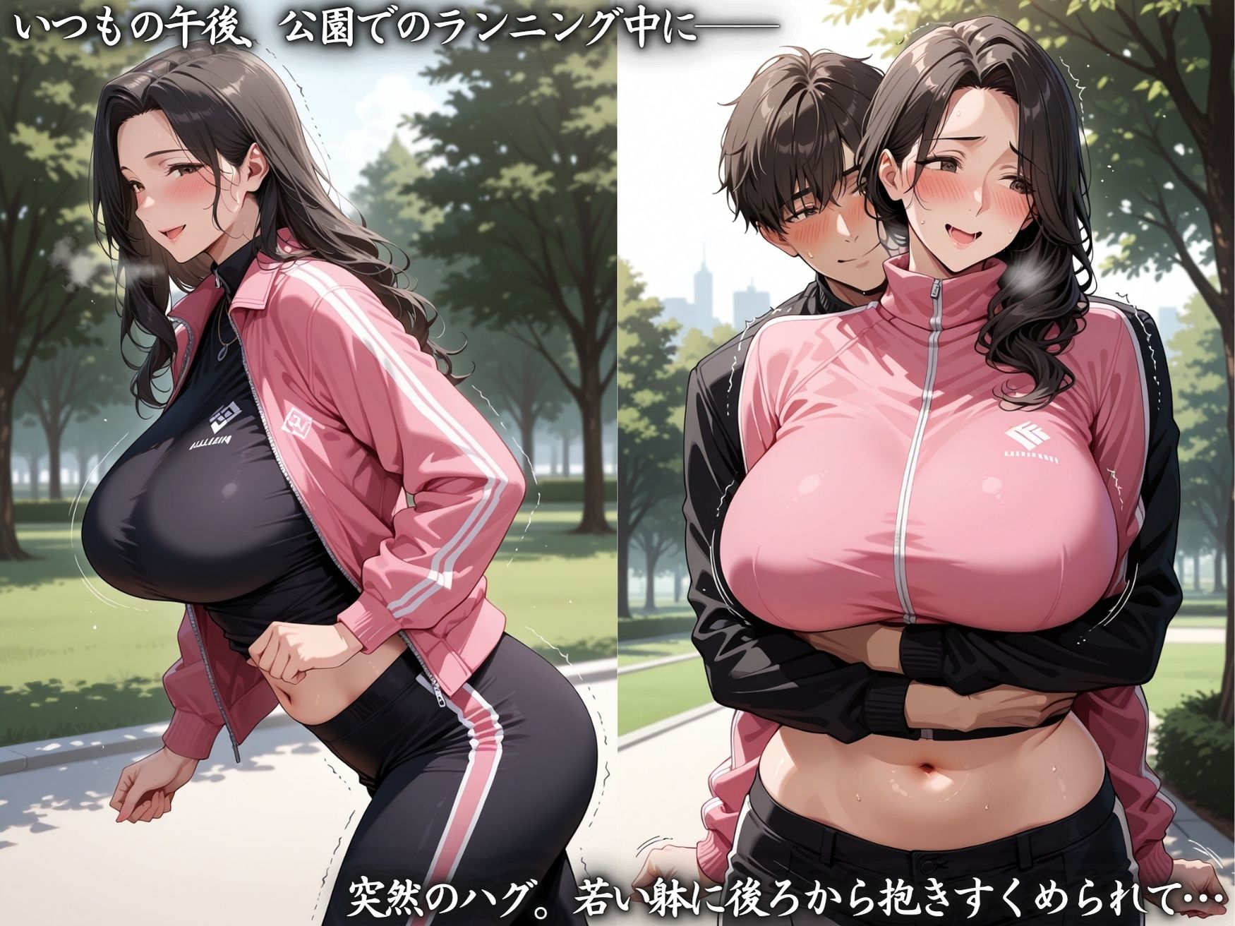 人妻ランナー、若い躰に喰われる午後 画像1