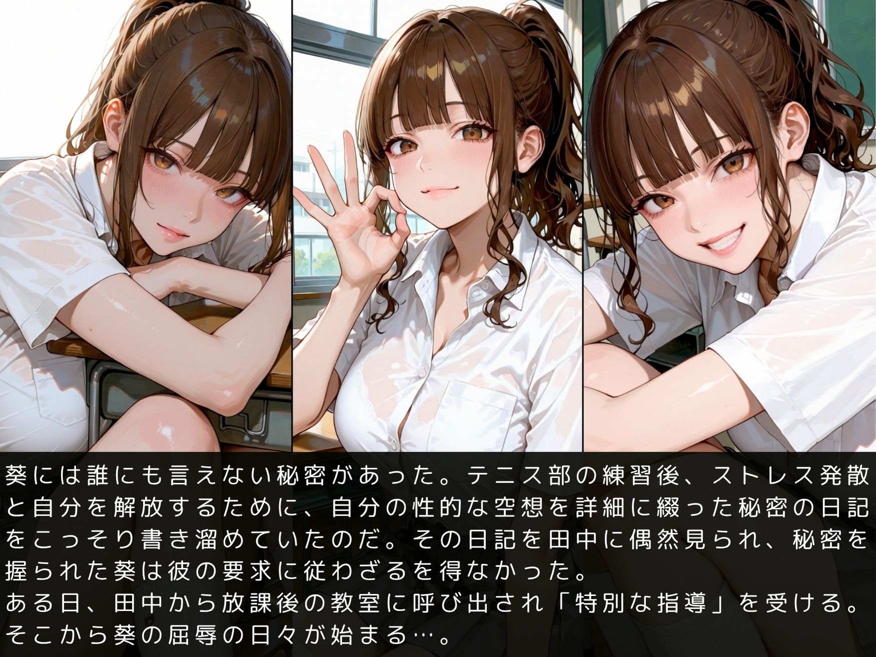 サンプル画像3:放課後の性指導 〜佐藤葵の禁断の記録-ハメ撮り(mapuememaru) [d_597030]