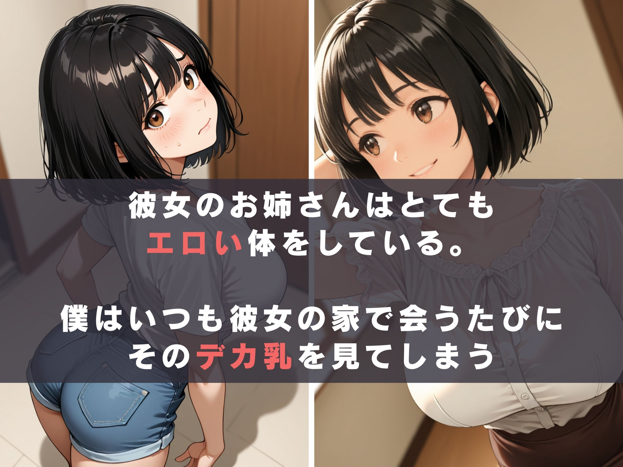 神乳を持つ彼女の姉は強●中出しをさせてくる 画像3