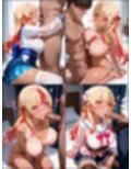 ☆オリキャラ☆【143枚】エロがりを奏でる着物×制服アレンジ系黒ギャル’アヤメ’