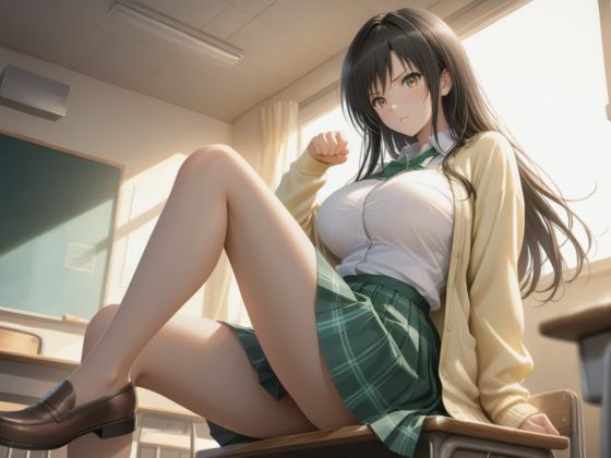 サンプル画像1:無法地帯となった学園の日常〜いつでもどこでも強●S◯X 古◯川唯〜(とろんと) [d_597103]