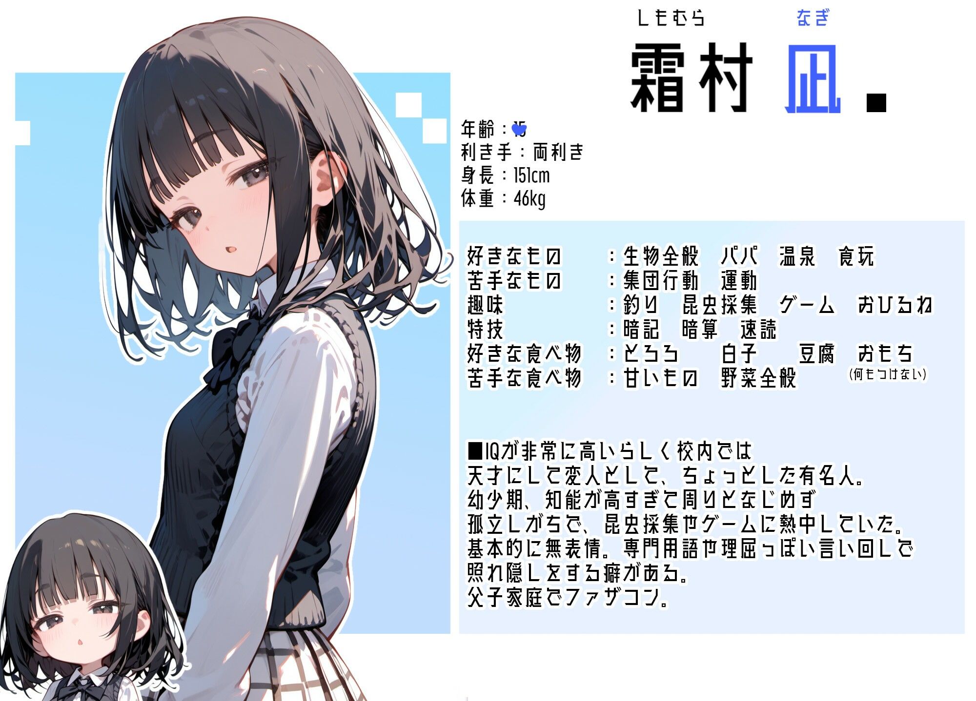 サンプル画像1:ふれる。不思議少女  霜村凪の観察日記(娘々茶房) [d_597157]