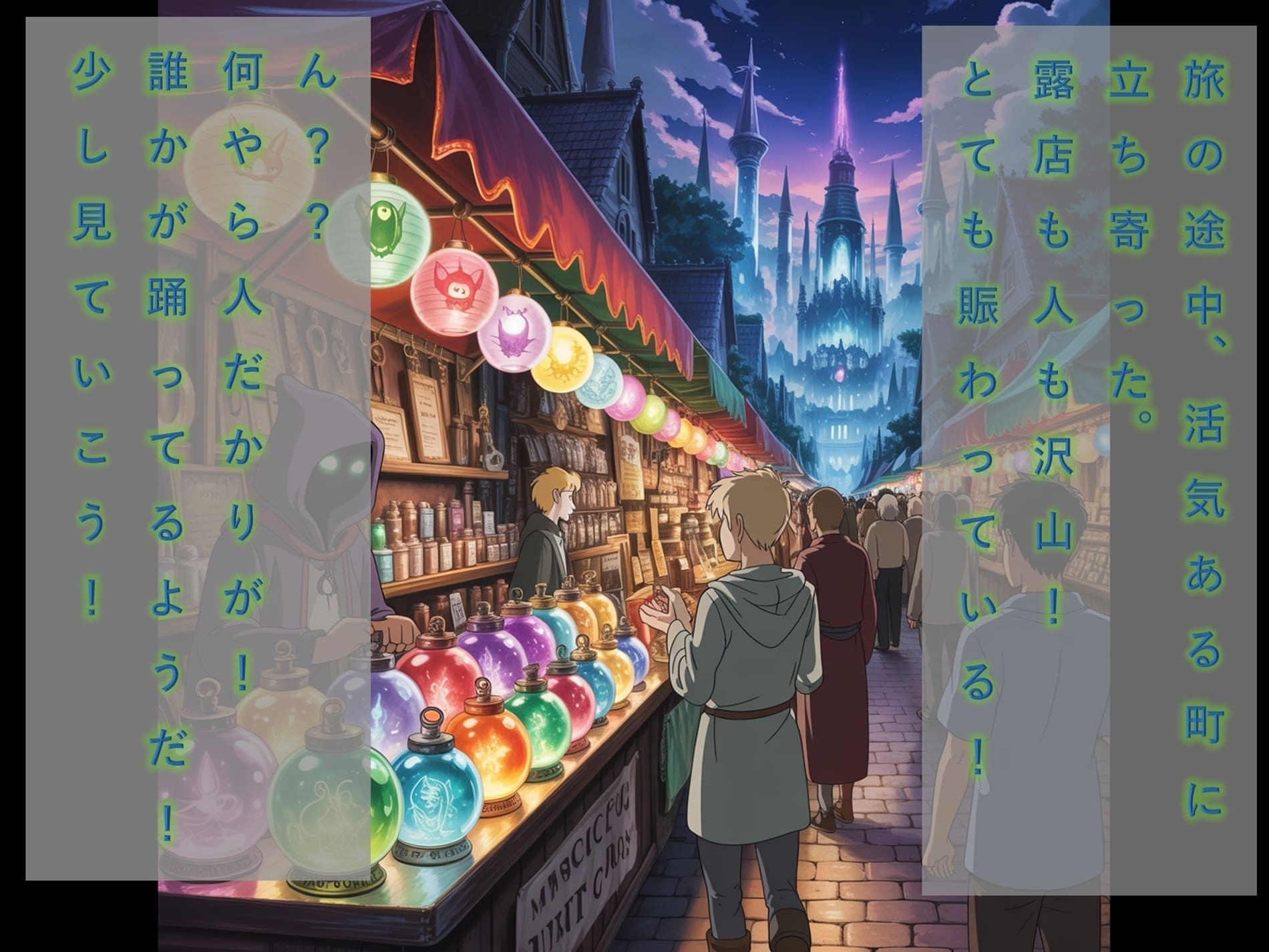 サンプル画像2:童貞勇者★踊り子のお姉さんの誘惑で堕とされ〜連続射精＆レベルドレインで破滅！？従順なM男に調教される！！おねショタ＆逆レ○プ・シチュエーション！(daybreak) [d_597183]