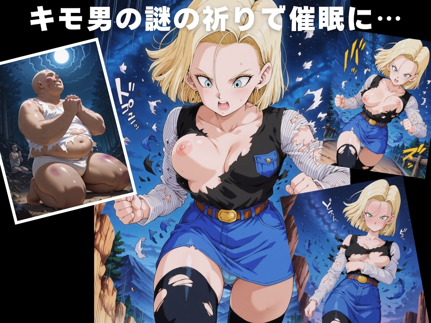 サンプル画像2:【完全敗北】人造●間18号(ボヨヨン電波通信) [d_597256]