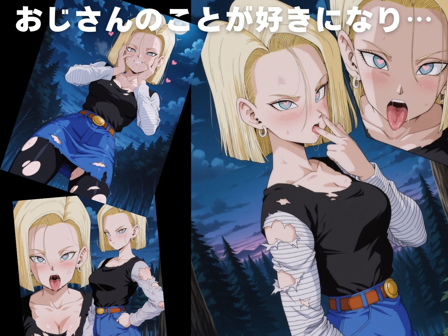 サンプル画像4:【完全敗北】人造●間18号(ボヨヨン電波通信) [d_597256]