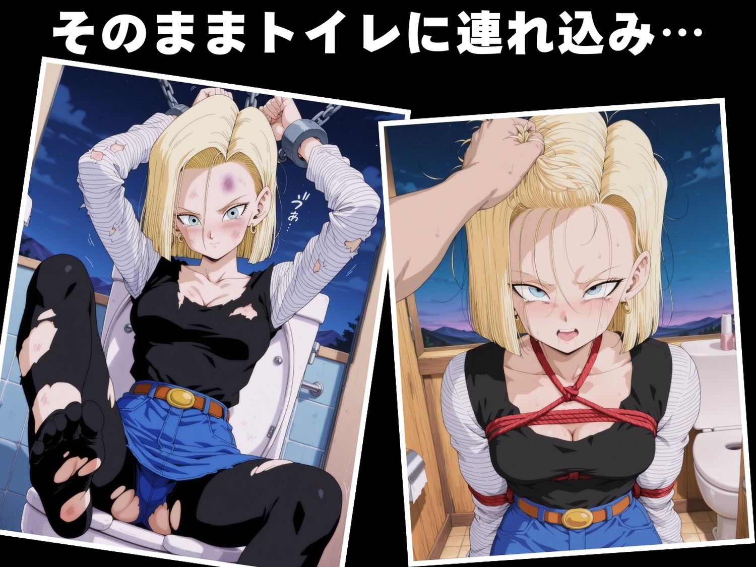 サンプル画像6:【完全敗北】人造●間18号(ボヨヨン電波通信) [d_597256]