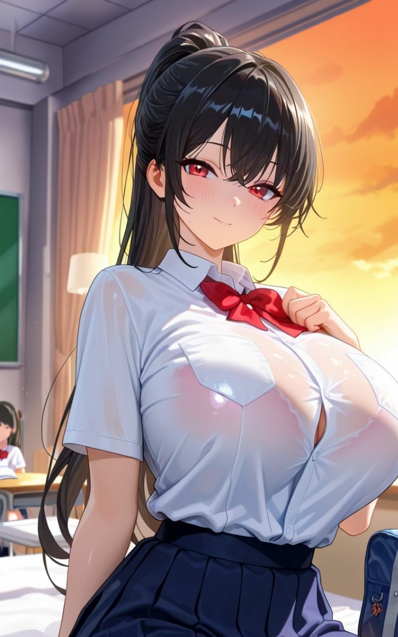 サンプル画像2:フェラ同好会  積極的な女子校生が僕を誘惑してきたのでご褒美に校内エッチしちゃった件(はちまる) [d_597285]