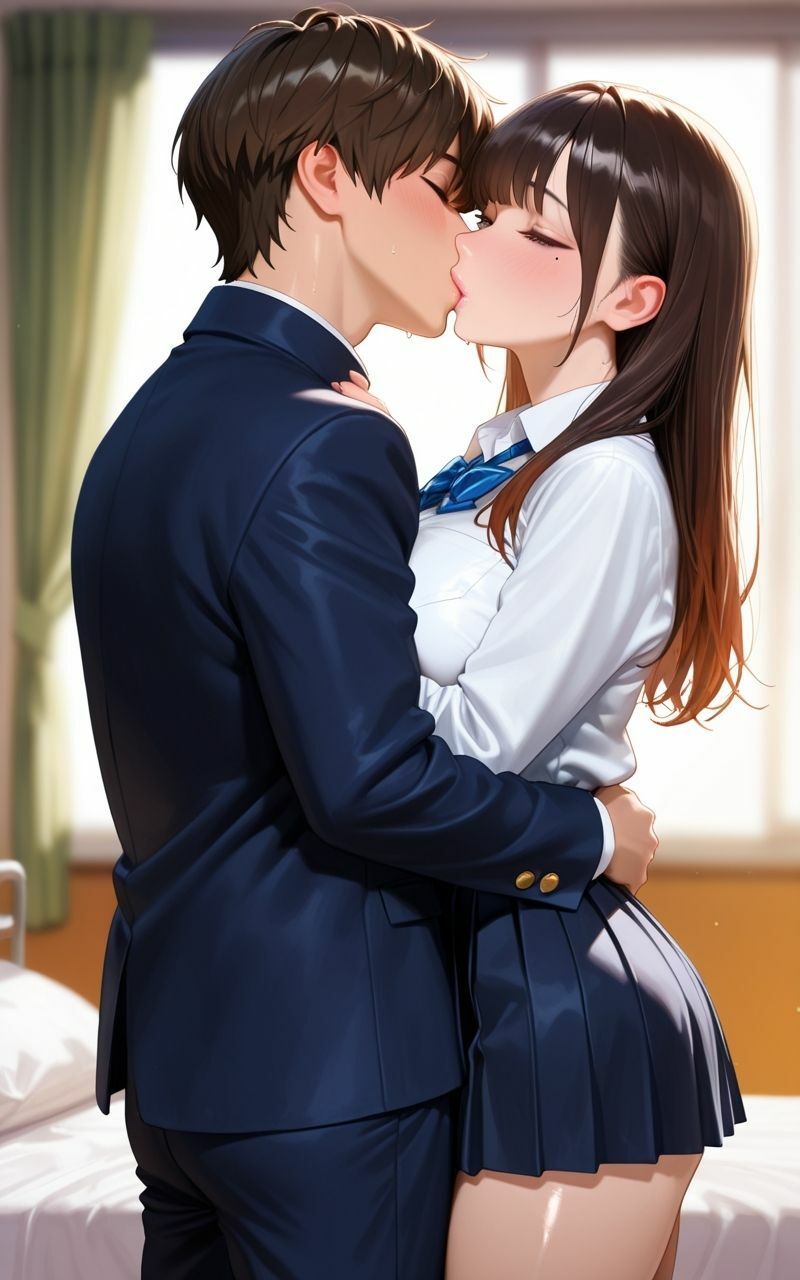 フェラ同好会 積極的な女子校生が僕を誘惑してきたのでご褒美に校内エッチしちゃった件 画像3