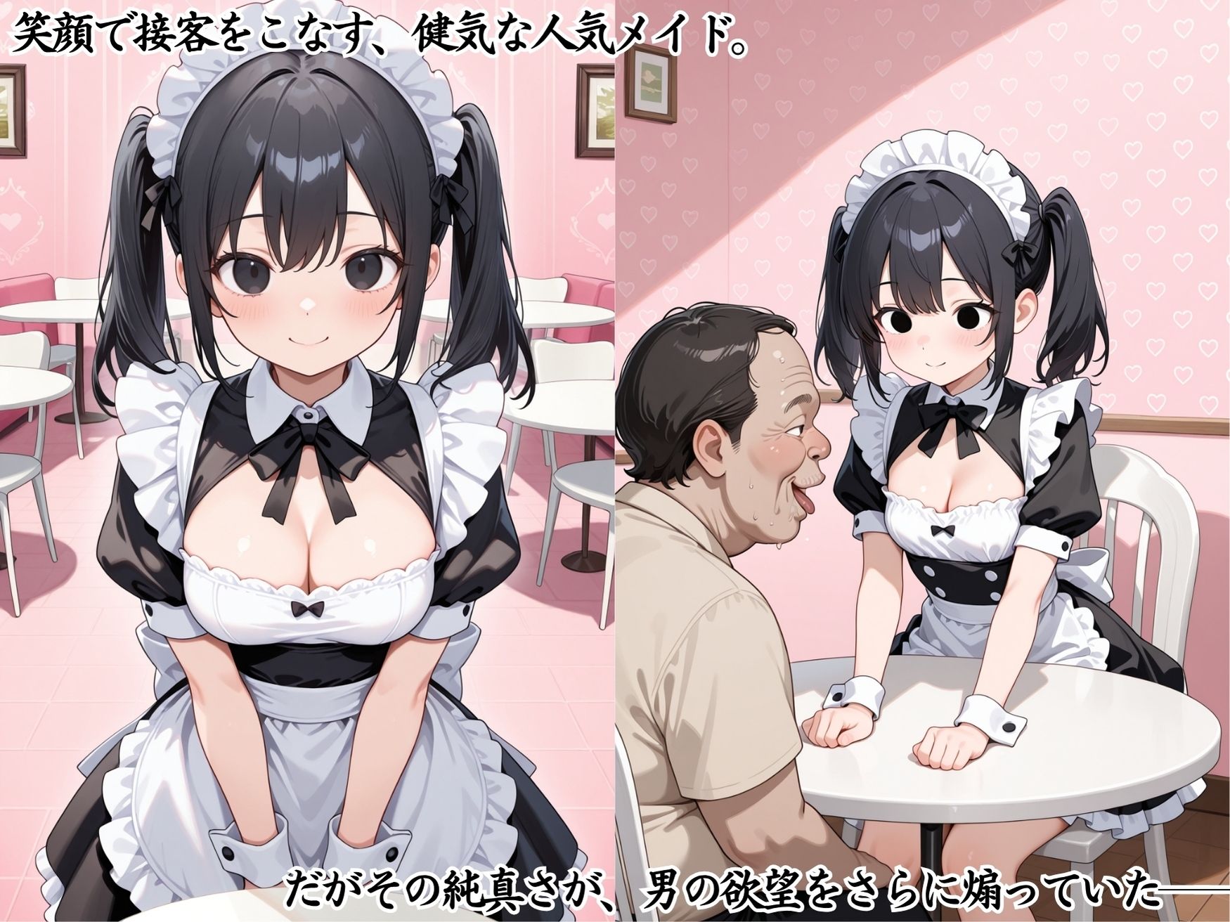 サンプル画像2:巨乳メイドへの搾乳調教記録:オトコの触手で母乳体質に改造されました。(りんりんあーと@アブノーマルのお部屋) [d_597317]