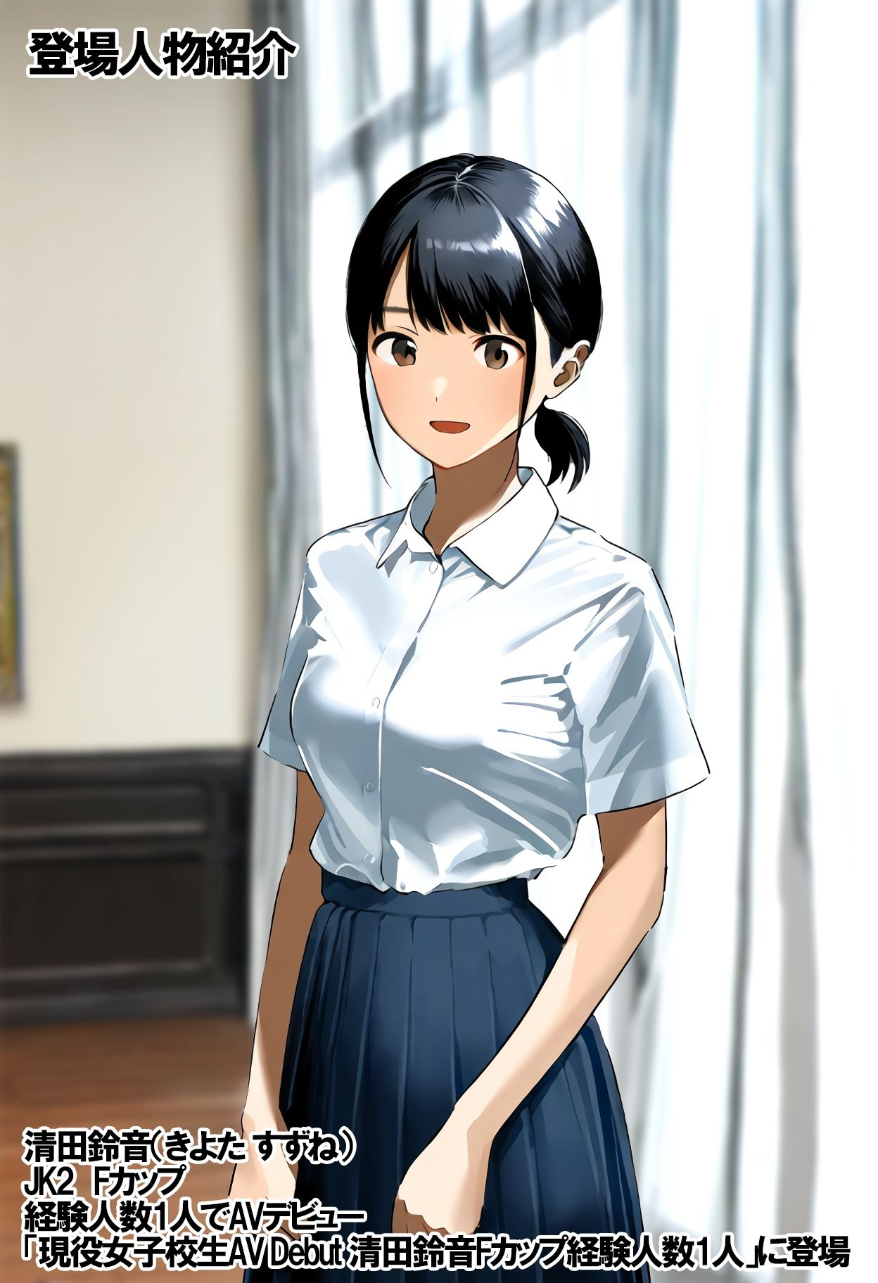 サンプル画像1:現役女子校生AV Debut 清田鈴音ヌードウォーキング動画【お試し版】(kが好き。) [d_597347]