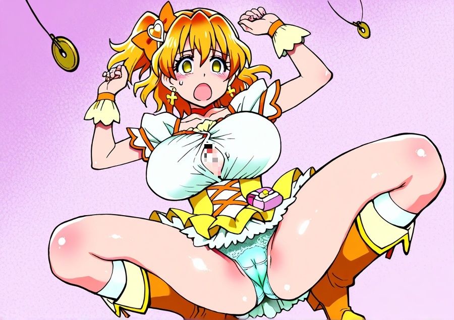 サンプル画像1:簡単催●でキュアパインが操り人形！？(眠りの扉) [d_597385]