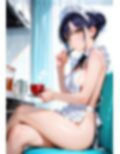 裸エプロンのメイドさん