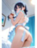 裸エプロンのメイドさん