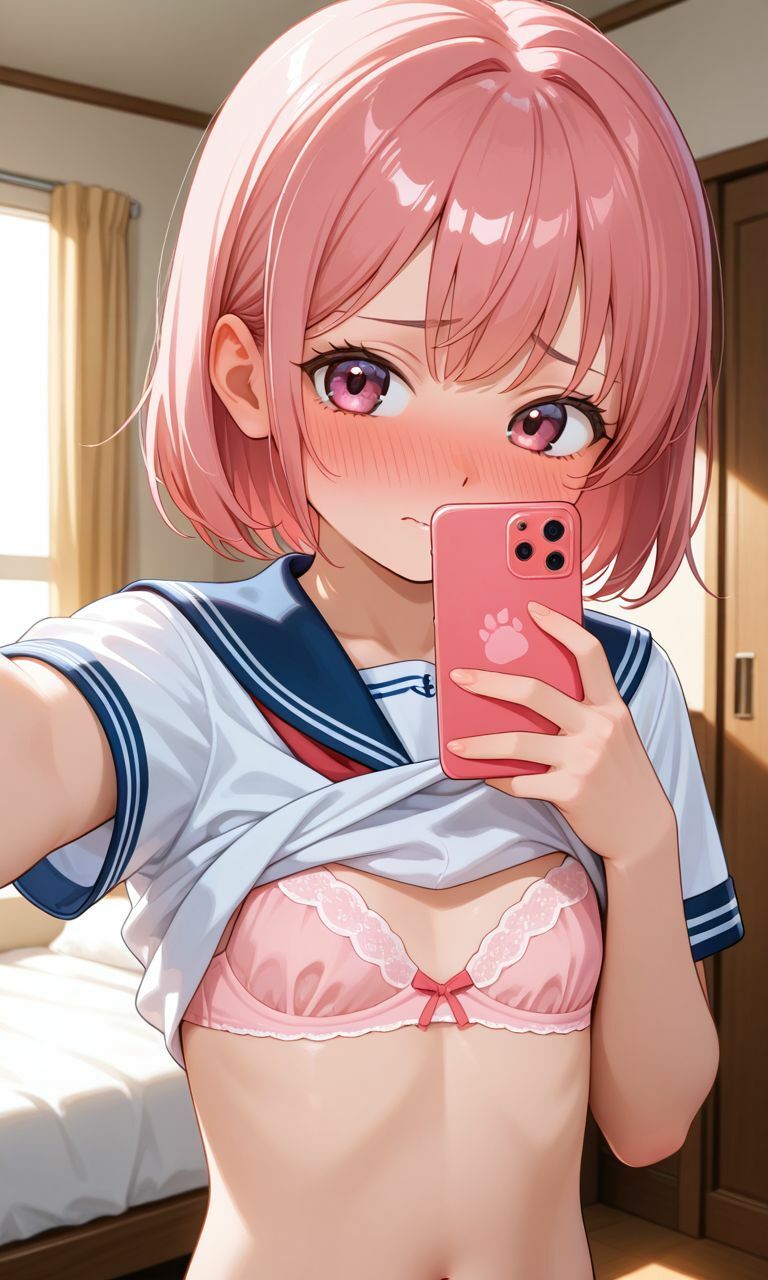貧乳JKのえっちな自撮り集画像no.1