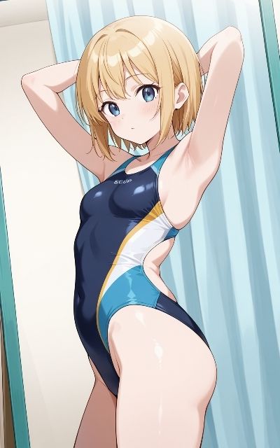 サンプル画像1:狙われた競泳水着 マッサージって言ってたのに・・・(きんたろう) [d_597579]