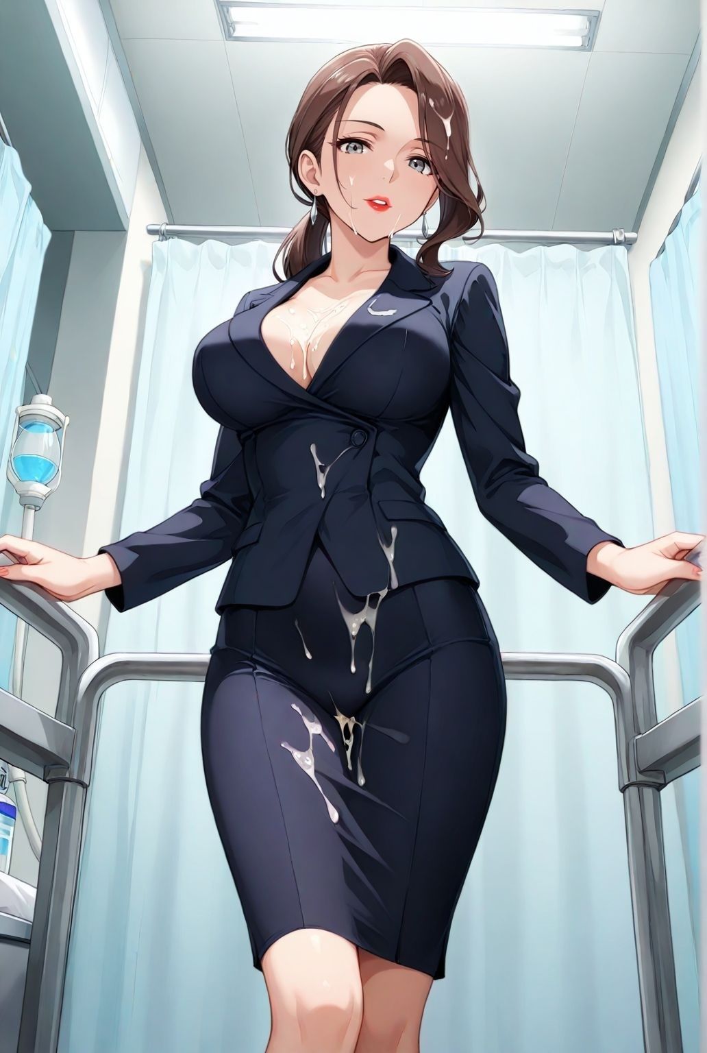 白衣と快楽―ポニーテール女医の淫らな時 画像10