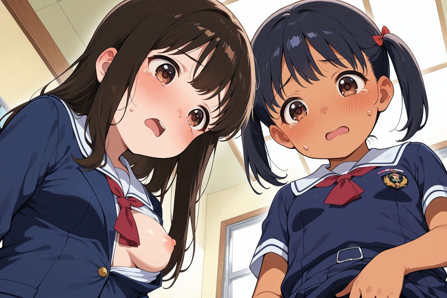 おしおき教室中出し少女大集合 画像8