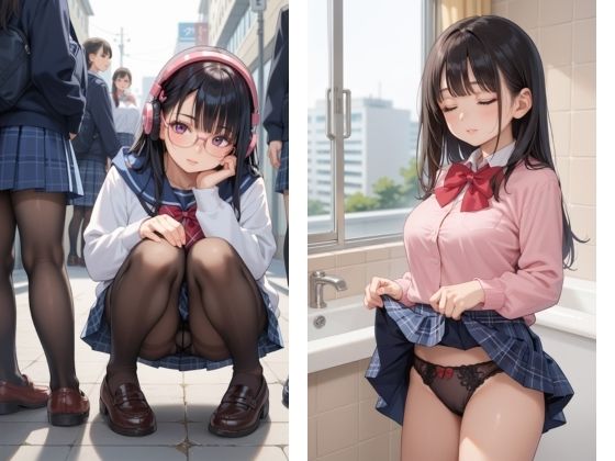 サンプル画像1:地味な隠れ巨乳J○ メス堕オナホ化(夜ノ蜜) [d_597703]