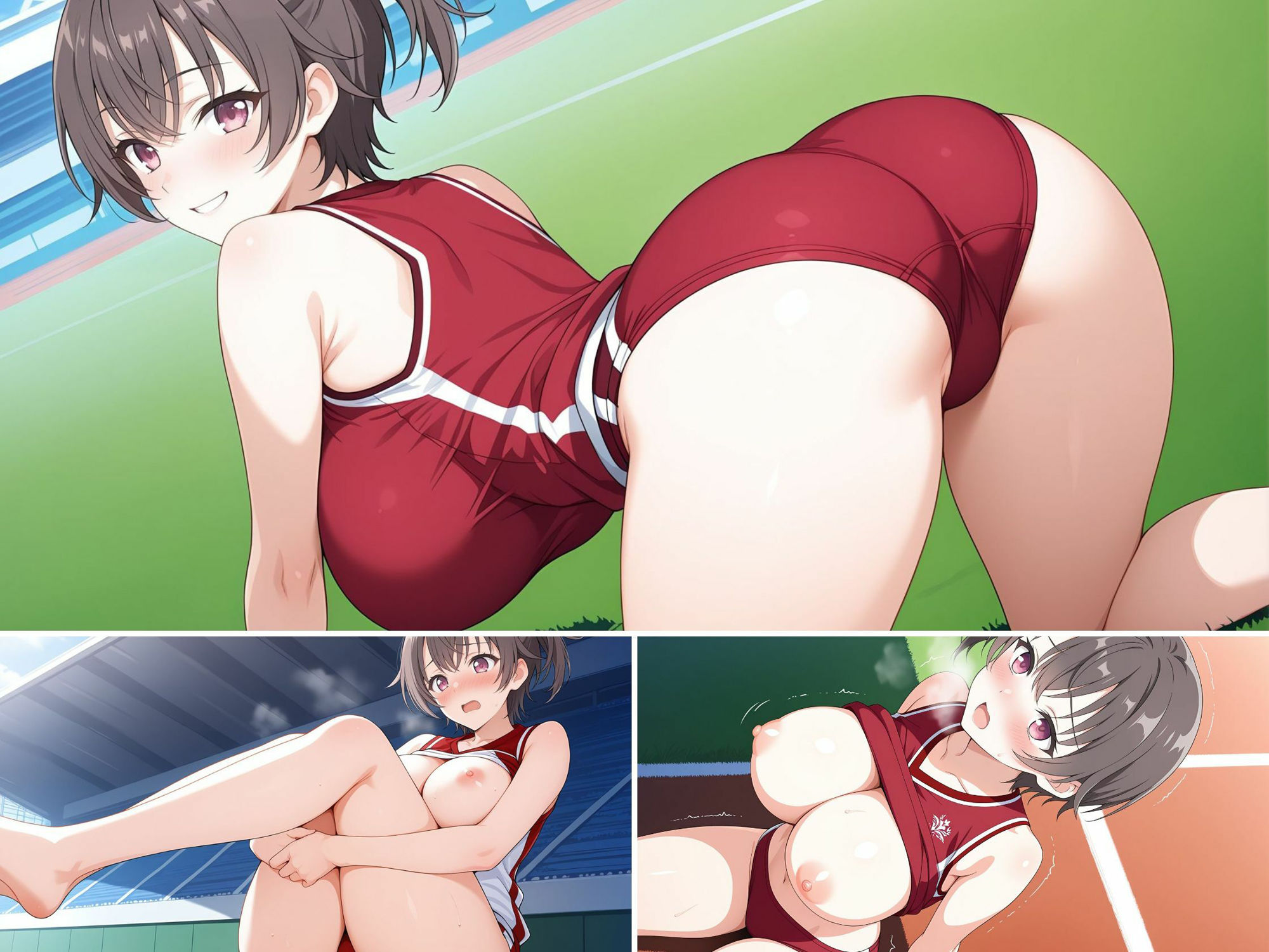巨乳の陸上部女子が堕ちたオナホ合宿 高村 陽菜 画像7