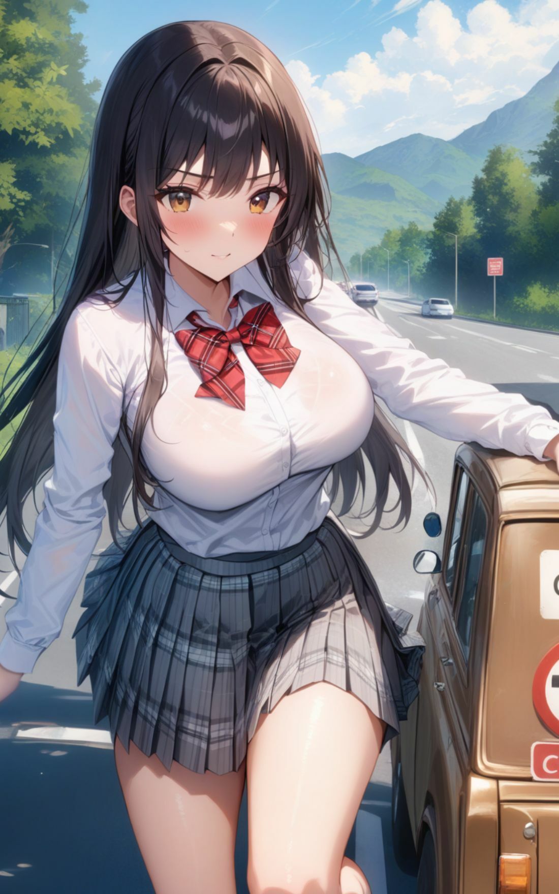 女子校生 猫耳リフレ ごめんね、お父さん、お母さん 画像1