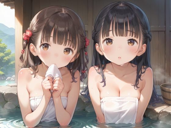 むちむちのかわいいロリっ子少女たちと種付けハーレム温泉1