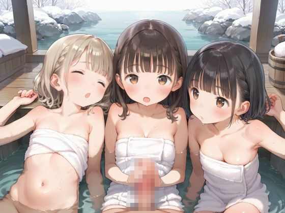 むちむちのかわいいロリっ子少女たちと種付けハーレム温泉3