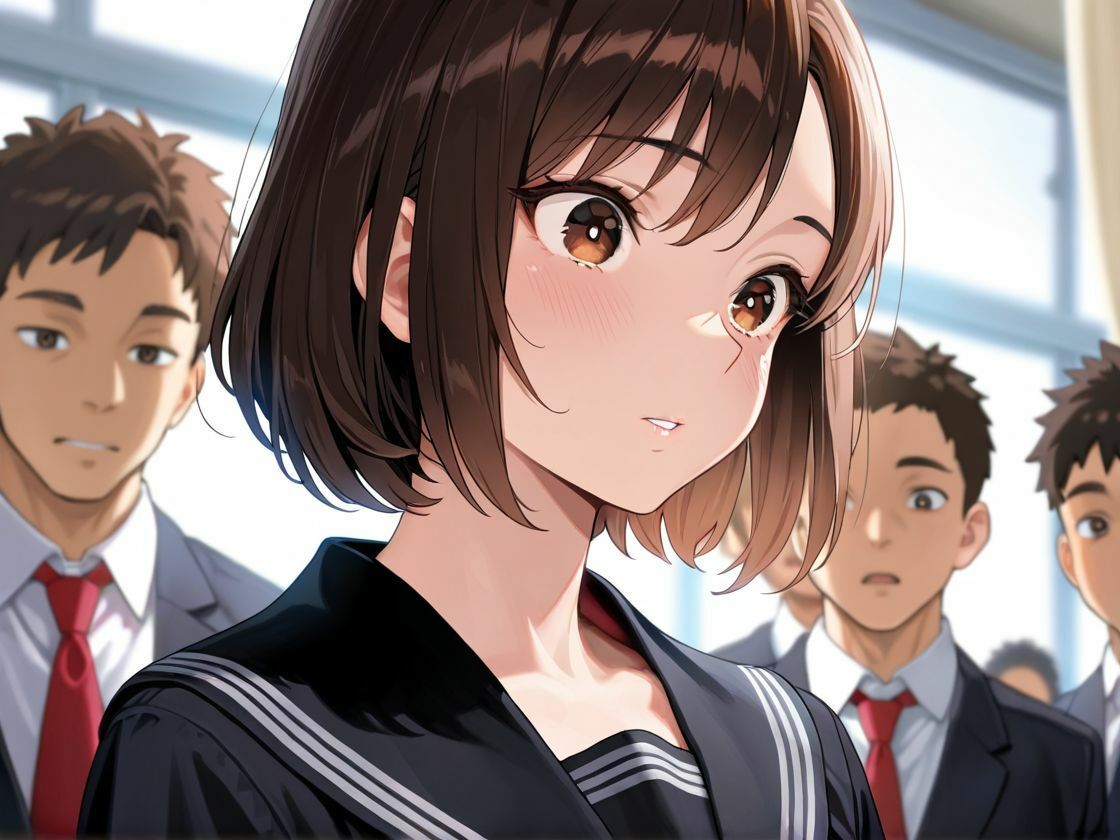 サンプル画像2:生意気生徒を放課後に呼び出し肉便器性指導調査(夜のいかキング) [d_597760]