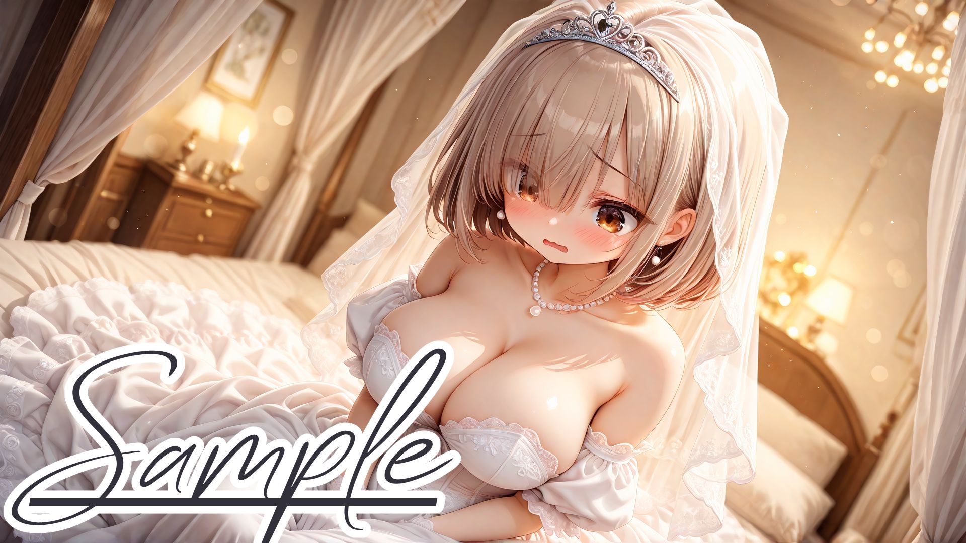 花嫁姿でそのままイチャラブ初夜えっち2