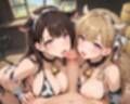 性育学園No.30〜搾乳牛ビキニ編〜牧場でメス牛たちのミルクを絞りまくり！【CG500枚】