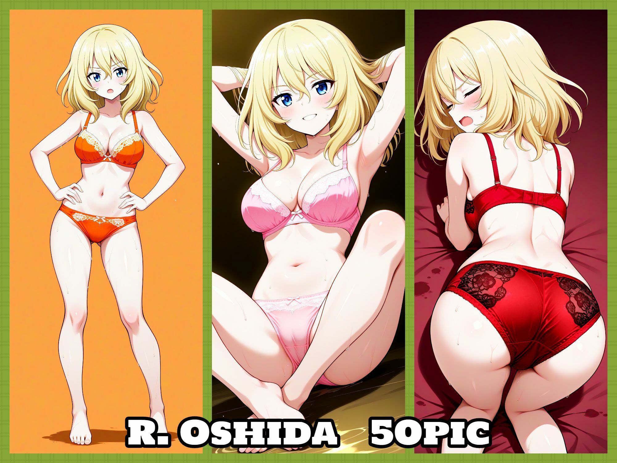 Girls underwear panties and bra BC自由学園編 画像5