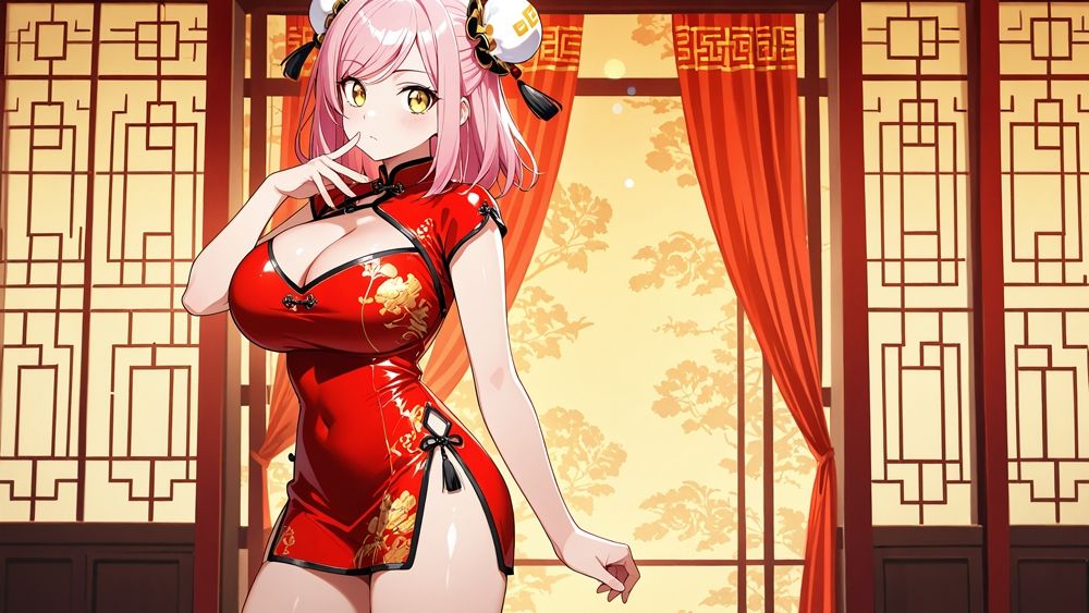 爆乳青髪ピンク髪グラビア姉妹が密着種付けレッスン【4K】【400枚】 画像7