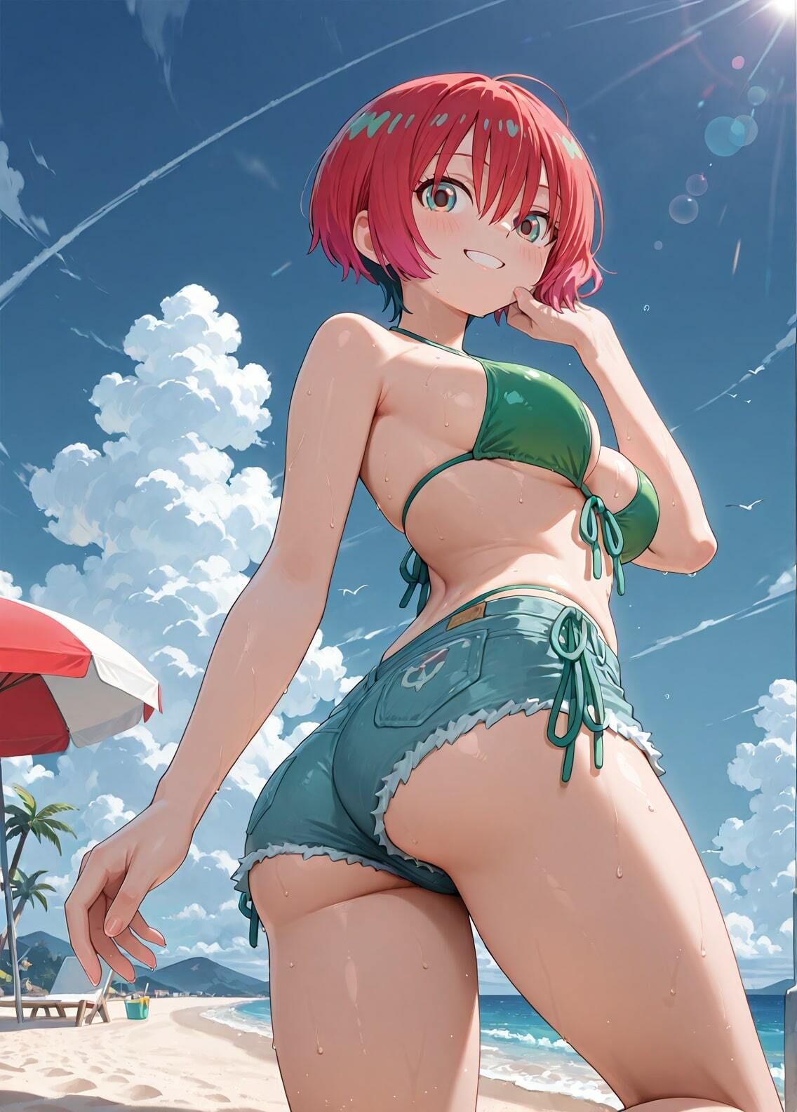 サンプル画像1:「機動戦士Gundam GQuuuuuuX」アマテ・ユズリハ セクシー写真集11（全500枚）(人の海) [d_597867]