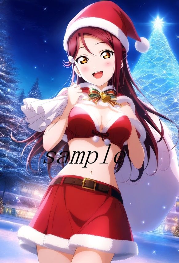 ラ〇ライブ!サ〇シャイン!!〜桜〇梨子ちゃんCG集〜(制服、サンタコス、逆バニー等) 画像4
