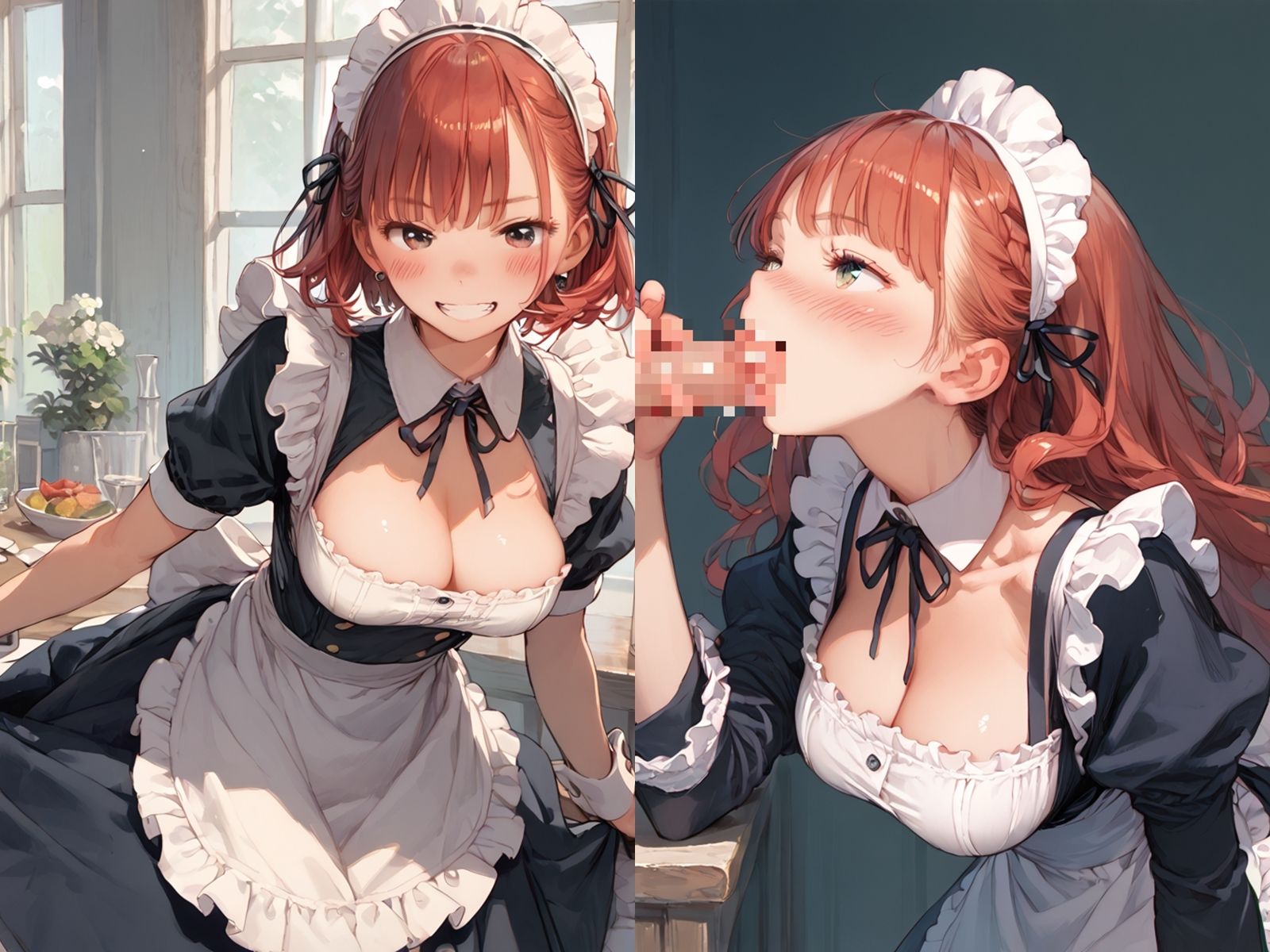 初恋の赤髪メイドが種付けプレスで孕んだのを僕は忘れられない 画像1